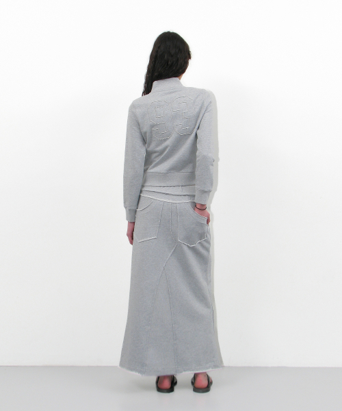 PARTIMENTO WOMEN(パルティメントウィメン)の「カットオフ93アンバランスドトラックジップアップ_メランジ(ナイロンジャケット・レディース・その他・SMALL/MEDIUM)」の8枚目の写真