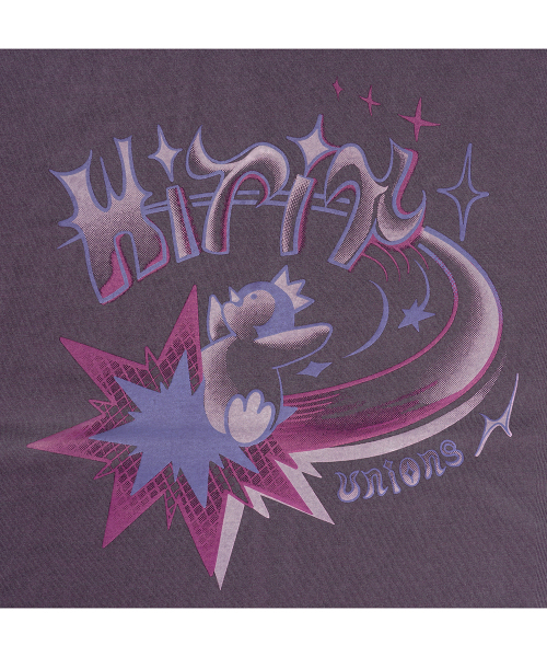 GAKKAI UNIONS(ガッカイユニオンズ)の「ヒースロースターピグメント半袖Tシャツ アッシュパープル(Tシャツ/カットソー・レディース・その他・MEDIUM/LARGE)」の5枚目の写真