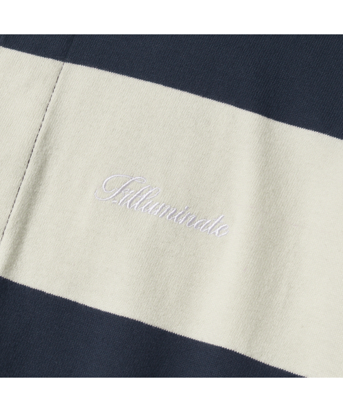 F.ILLUMINATE(フィルミネイト)の「ストライプラグビー長袖-ネイビー(Tシャツ/カットソー・レディース・その他・SMALL/MEDIUM/LARGE)」の7枚目の写真