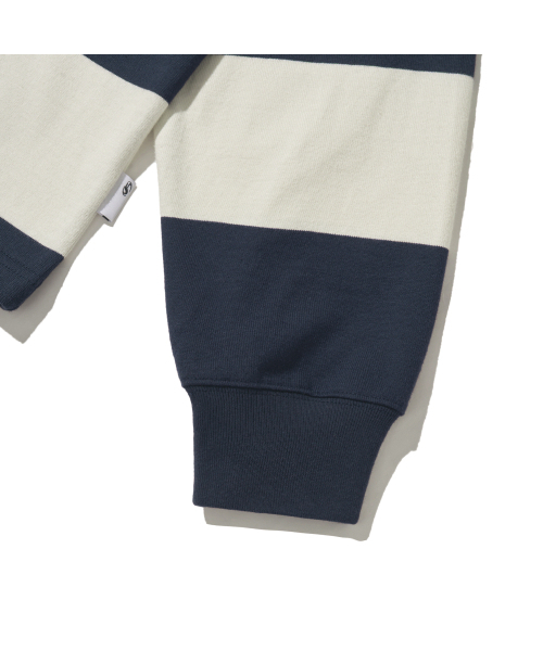 F.ILLUMINATE(フィルミネイト)の「ストライプラグビー長袖-ネイビー(Tシャツ/カットソー・レディース・その他・SMALL/MEDIUM/LARGE)」の9枚目の写真