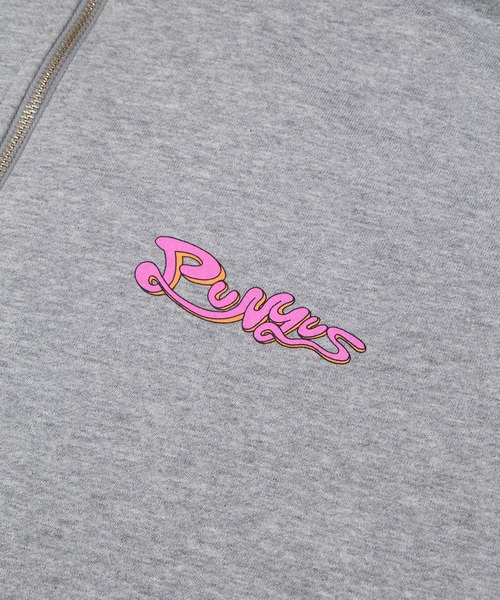 PUNYUS(プニュズ)の「PUNYUSロゴジップパーカー(パーカー・レディース・イエロー/杢グレー/スミクロ・3/1/5/4/2)」の4枚目の写真