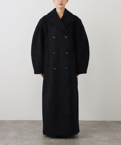 GANNI / ガニー Peacoat Wool Long Coat（ピーコート）｜GANNI（ガニー