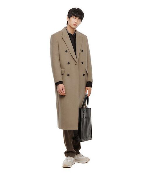 MUSINSA STANDARD（ムシンサスタンダード）の「セミワイド隠しバンディングスラックス[ブラウン]（スラックス・メンズ・その他・27/28/29/34/32/30/31/33/26/40/38/42/36）」の15枚目の写真
