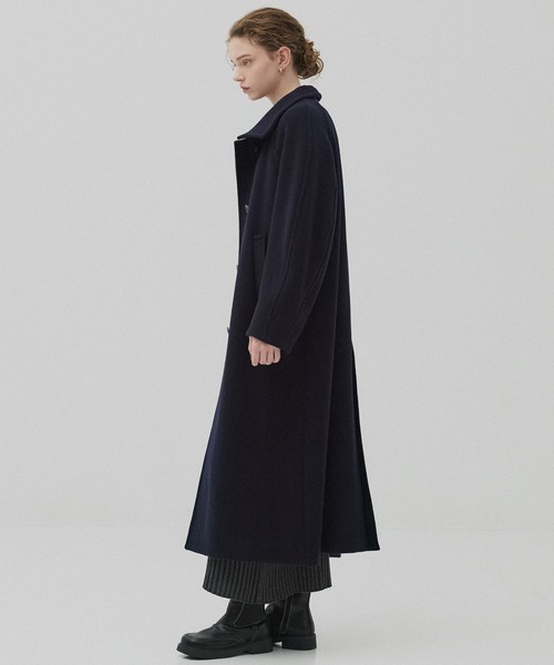 新品♡importラインボタンスタンドカラーコート PUBLIC TOKYO（パブリックトウキョウ）の「SUPER140スタンドカラー