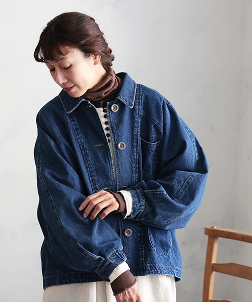 soulberry（ソウルベリー）の「陽だまりデニムジャケット（デニム