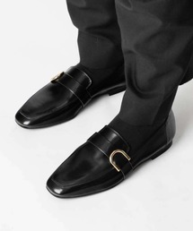 FABIO RUSCONI CHUNKY CHAIN LOAFER ファビオルスコーニ レザー