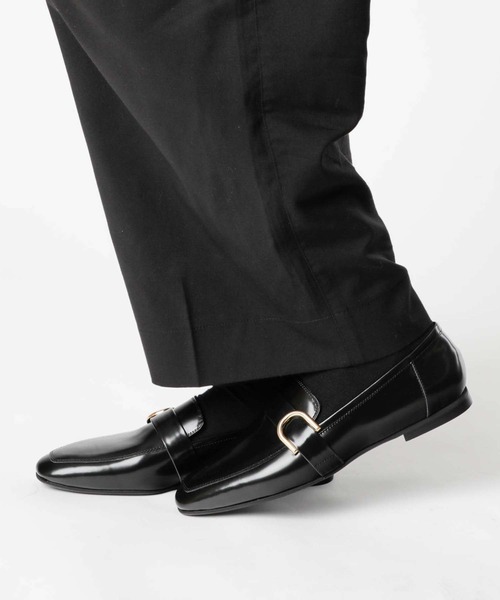 FABIO RUSCONI(ファビオルスコーニ)の「FABIO RUSCONI 6715 KENT SQUARE TOE LOAFER ファビオルスコーニ スクエアトゥ ローファー(ローファー・レディース・ブラック・37/36/38)」の2枚目の写真