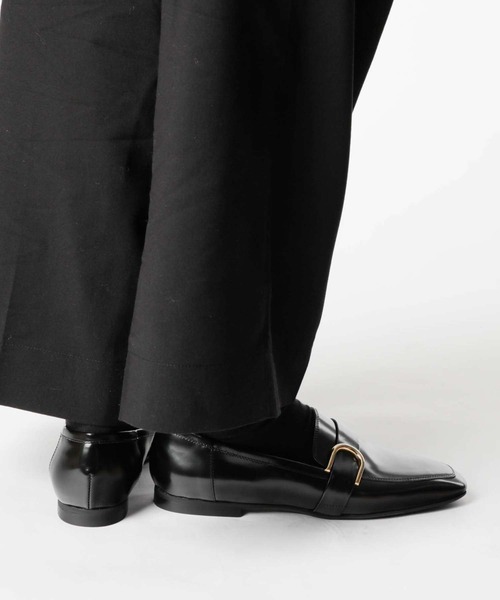 FABIO RUSCONI(ファビオルスコーニ)の「FABIO RUSCONI 6715 KENT SQUARE TOE LOAFER ファビオルスコーニ スクエアトゥ ローファー(ローファー・レディース・ブラック・37/36/38)」の3枚目の写真