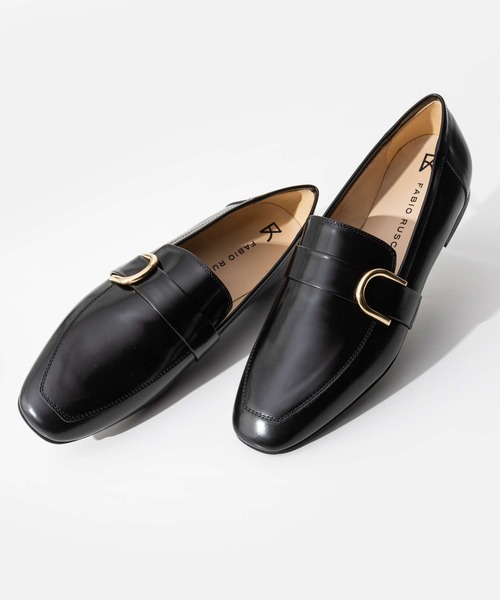 FABIO RUSCONI(ファビオルスコーニ)の「FABIO RUSCONI 6715 KENT SQUARE TOE LOAFER ファビオルスコーニ スクエアトゥ ローファー(ローファー・レディース・ブラック・37/36/38)」の15枚目の写真