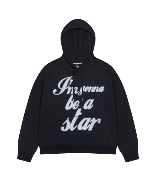 LUVISTRUE（ラヴイズトゥルー）の「IM LETTERING HOODIE(NAVY)（パーカー・レディース・その他・FREE）」の2枚目の写真