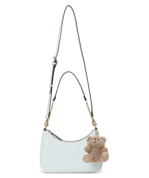 Guess(ゲス)の「HAVANNA Shoulder Crossbody ショルダーバッグ(ショルダーバッグ・レディース・レッド/ライトブルー/キナリ・ONE SIZE)」の6枚目の写真