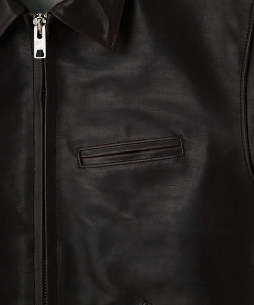 Schott(ショット)の「Schott/ショット/SPECIAL LEATHER TRACKER JACKET/スペシャル レザー トラッカージャケット(ライダースジャケット・メンズ・ブラック・36/38/40/42)」の19枚目の写真