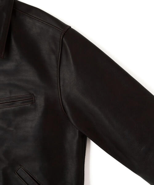 Schott(ショット)の「Schott/ショット/SPECIAL LEATHER TRACKER JACKET/スペシャル レザー トラッカージャケット(ライダースジャケット・メンズ・ブラック・36/38/40/42)」の20枚目の写真