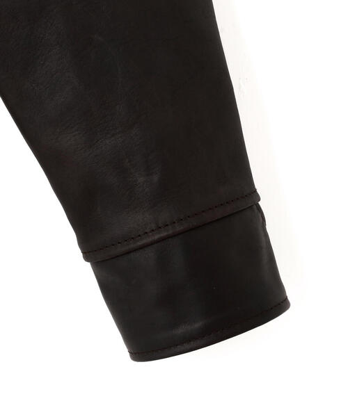 Schott(ショット)の「Schott/ショット/SPECIAL LEATHER TRACKER JACKET/スペシャル レザー トラッカージャケット(ライダースジャケット・メンズ・ブラック・36/38/40/42)」の21枚目の写真