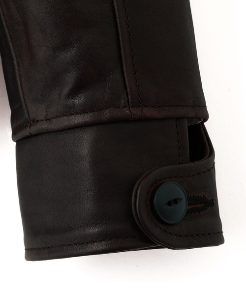 Schott(ショット)の「Schott/ショット/SPECIAL LEATHER TRACKER JACKET/スペシャル レザー トラッカージャケット(ライダースジャケット・メンズ・ブラック・36/38/40/42)」の8枚目の写真