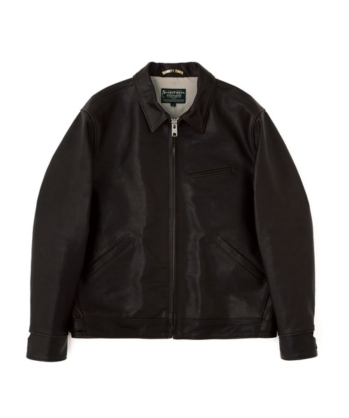 Schott(ショット)の「Schott/ショット/SPECIAL LEATHER TRACKER JACKET/スペシャル レザー トラッカージャケット(ライダースジャケット・メンズ・ブラック・36/38/40/42)」の13枚目の写真