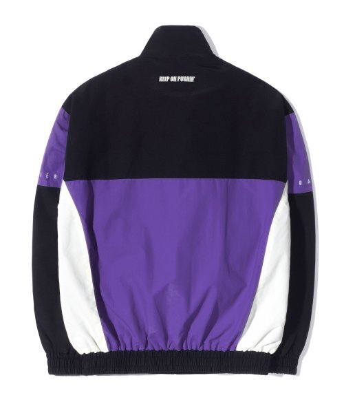 QT8 GARMENTS(キューティーエイトガーメント)の「MF Old Track Jacket (パープル)(ナイロンジャケット・レディース・その他・LARGE/MEDIUM/X-LARGE)」の3枚目の写真