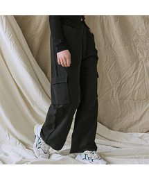 5OML（オーオーエムエル）の「コットンカーゴワイドバンディングパンツ（ブラック）（その他パンツ）」