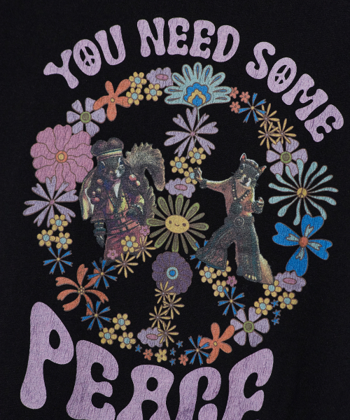 CRITIC（クリティック）の「YOU NEED SOME PEACE T-SHIRTS(FOR WOMAN) BLACK（Tシャツ/カットソー・レディース・その他・FREE）」の6枚目の写真
