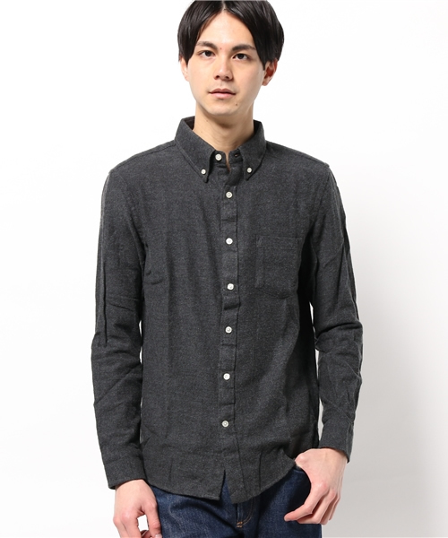 CIAOPANIC TYPY（チャオパニックティピー）の「【全１１柄】起毛ツイルボタンダウンシャツ（シャツ/ブラウス・メンズ・グレー/ブルー/ネイビー/ホワイト・LARGE/MEDIUM/SMALL）」の12枚目の写真