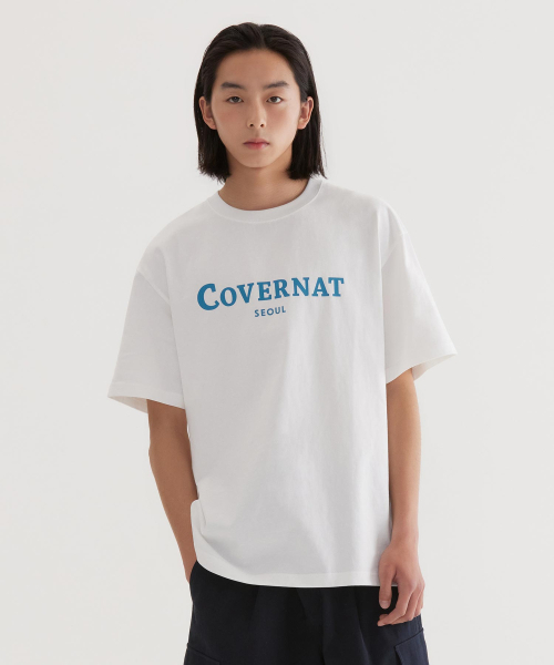 COVERNAT(カバーナット)の「ソウルロゴTシャツホワイト(Tシャツ/カットソー・レディース・その他・X-SMALL/SMALL/MEDIUM/LARGE/X-LARGE/XX-LARGE)」の1枚目の写真