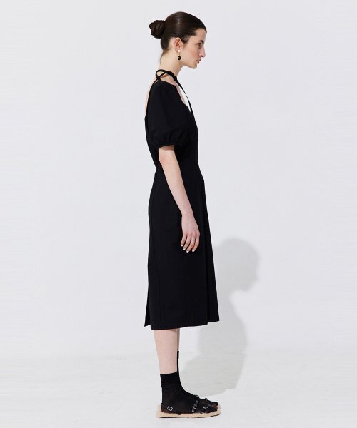 WNDERKAMMER(ブンダーカンマー)の「パールバルーンラインドレス_ブラック(ワンピース・レディース・その他・MEDIUM/SMALL)」の2枚目の写真