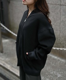 CREARE -LINO- | フェイド加工リブジップパーカー(パーカー)