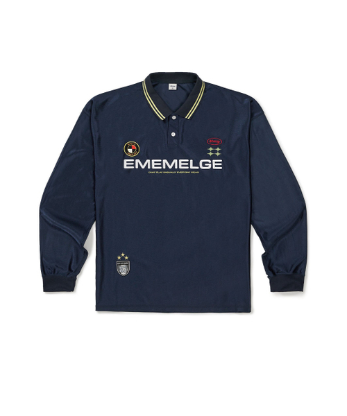 [Mmlg] EM FOOTBALL JERSEY SHIRT (NAVY)