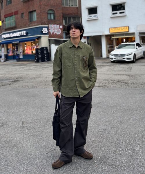 LXT（エルエックスティー）の「コットンウォッシュドオーバーシャツジャケット[カーキ]（シャツ/ブラウス・メンズ・その他・MEDIUM/LARGE/X-LARGE/XX-LARGE）」の7枚目の写真
