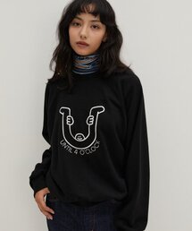 R クルースウェットシャツ ブラック