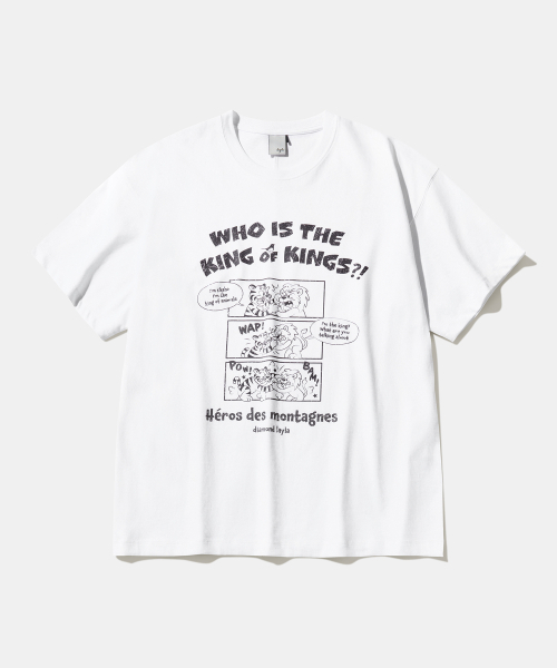 Diamond Layla(ダイアモンドレイラ)の「KKAHO King of Kings Short Sleeve T-shirt T95 White(Tシャツ/カットソー・レディース・その他・SMALL/MEDIUM/LARGE/X-LARGE)」の1枚目の写真