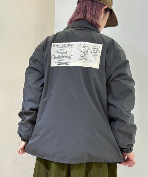 SNP Nylon Coach Jacket(FOOTBALL)（ナイロンジャケット）｜SNOOPY×OLD