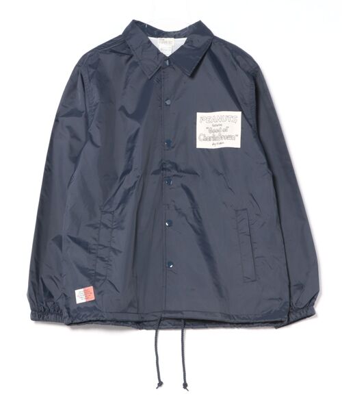 SNOOPY×OLD BETTY'S(スヌーピーカケルオールドベティーズ)の「SNP Nylon Coach Jacket(FOOTBALL)(ナイロンジャケット・レディース・ワイン/グリーン/ネイビー/グレー/ブラック・M)」の19枚目の写真
