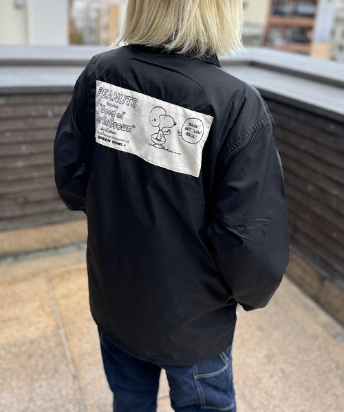 SNP Nylon Coach Jacket(FOOTBALL)（ナイロンジャケット）｜SNOOPY×OLD