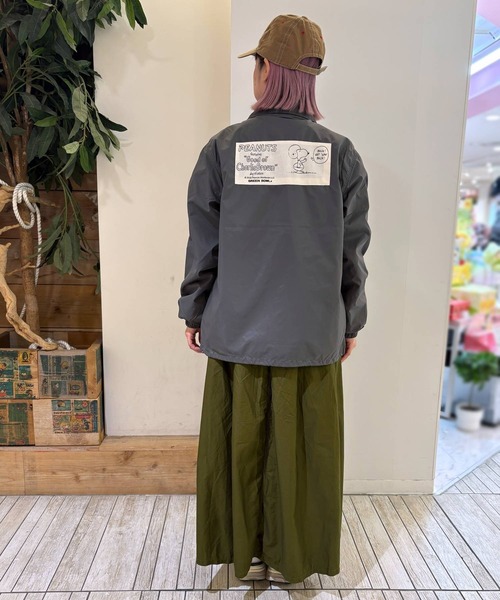 SNP Nylon Coach Jacket(FOOTBALL)（ナイロンジャケット）｜SNOOPY×OLD