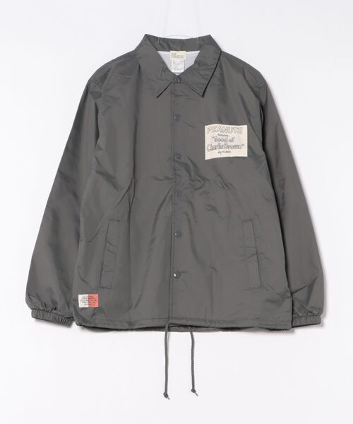 SNOOPY×OLD BETTY'S(スヌーピーカケルオールドベティーズ)の「SNP Nylon Coach Jacket(FOOTBALL)(ナイロンジャケット・レディース・ワイン/グリーン/ネイビー/グレー/ブラック・M)」の20枚目の写真