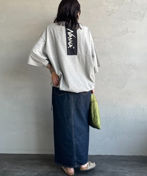 NANGA（ナンガ）の「【WEB先行予約】[NANGA/ナンガ] 別注 ルーズフィット メッシュ切替え ドローコードTシャツ（Tシャツ/カットソー・レディース・ホワイト/グレー/ブラック・L/M/S/XL）」の14枚目の写真