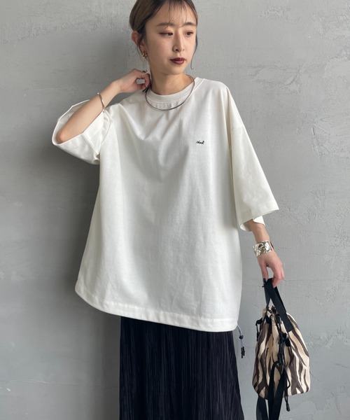 NANGA（ナンガ）の「【WEB先行予約】[NANGA/ナンガ] 別注 ルーズフィット メッシュ切替え ドローコードTシャツ（Tシャツ/カットソー・レディース・ホワイト/グレー/ブラック・L/M/S/XL）」の6枚目の写真