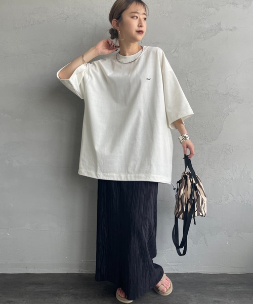 NANGA（ナンガ）の「【WEB先行予約】[NANGA/ナンガ] 別注 ルーズフィット メッシュ切替え ドローコードTシャツ（Tシャツ/カットソー・レディース・ホワイト/グレー/ブラック・L/M/S/XL）」の9枚目の写真