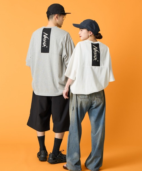 NANGA/ナンガ] 別注 ルーズフィット メッシュ切替え ドローコードT