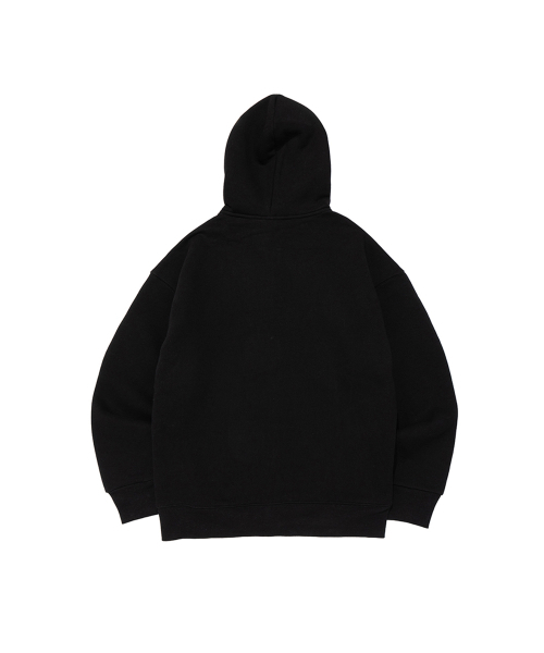 BECANVAS(ビキャンバス)の「BECANVAS FLEECE OVERFIT HOOD (BLACK)(パーカー・レディース・ブラック・LARGE/SMALL/MEDIUM/X-LARGE)」の2枚目の写真