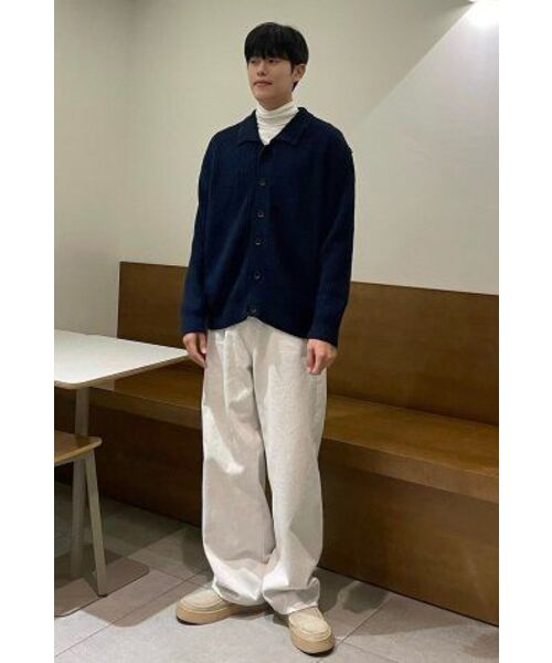 HOOVES（フーブス）の「ヘビー ニジュ ウール カラー カーディガン [ネイビー]（カーディガン/ボレロ・メンズ・その他・LARGE/MEDIUM/X-LARGE）」の11枚目の写真