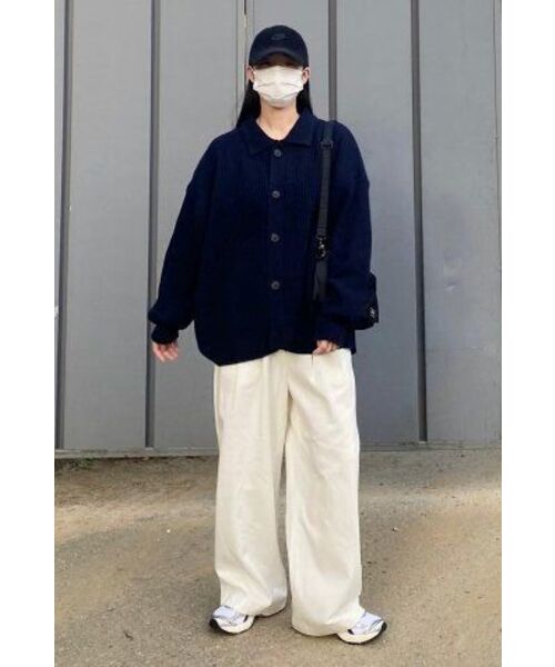HOOVES（フーブス）の「ヘビー ニジュ ウール カラー カーディガン [ネイビー]（カーディガン/ボレロ・メンズ・その他・LARGE/MEDIUM/X-LARGE）」の13枚目の写真