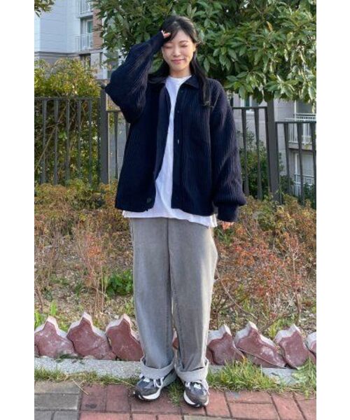 HOOVES（フーブス）の「ヘビー ニジュ ウール カラー カーディガン [ネイビー]（カーディガン/ボレロ・メンズ・その他・LARGE/MEDIUM/X-LARGE）」の9枚目の写真