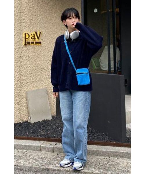 HOOVES（フーブス）の「ヘビー ニジュ ウール カラー カーディガン [ネイビー]（カーディガン/ボレロ・メンズ・その他・LARGE/MEDIUM/X-LARGE）」の6枚目の写真