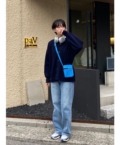 HOOVES（フーブス）の「ヘビー ニジュ ウール カラー カーディガン [ネイビー]（カーディガン/ボレロ・メンズ・その他・LARGE/MEDIUM/X-LARGE）」の4枚目の写真