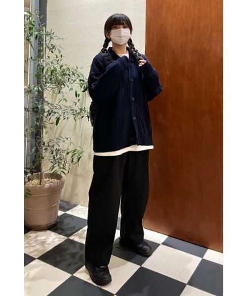 HOOVES（フーブス）の「ヘビー ニジュ ウール カラー カーディガン [ネイビー]（カーディガン/ボレロ・メンズ・その他・LARGE/MEDIUM/X-LARGE）」の14枚目の写真
