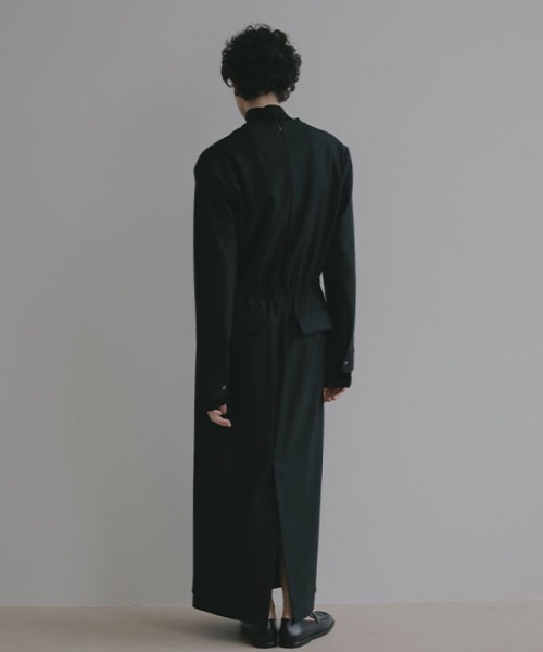 ウーステッドドレープネックワンピース（ワンピース）｜ETRE TOKYO