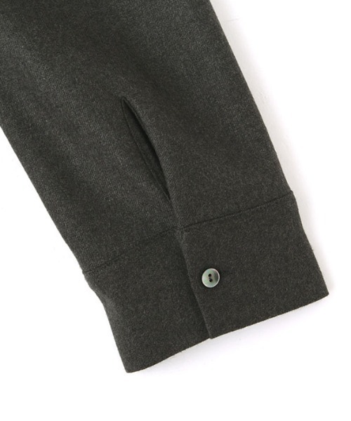 ETRE TOKYO（エトレトウキョウ）の「ウーステッドドレープネックワンピース（ワンピース・レディース・ブラック/チャコール・S/M）」の19枚目の写真