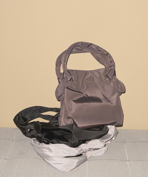OUTDOOR PRODUCTS(アウトドアプロダクツ)の「OUTDOOR PRODUCTS × Firsthand/アウトドアプロダクツ 別注 ムスビリボン トートバッグ(トートバッグ・レディース・ベージュ/ブラック/ブラウン・ONE SIZE)」の5枚目の写真
